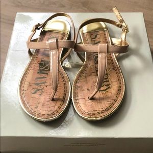 Nude/Tan Strap Sandal